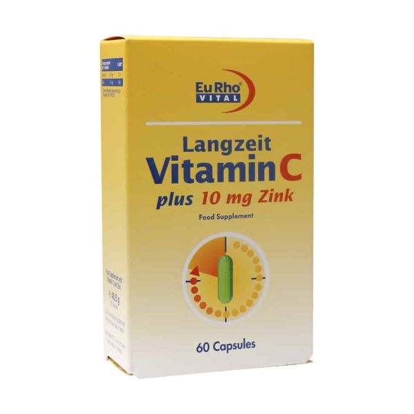 EuRho-Vital-Langzeit-Vitamin-C-plus-Zink-10mg-60-Caps