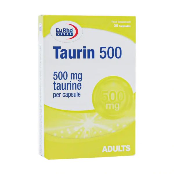 Eurho-Vital-Taurin-500-Mg-Caps