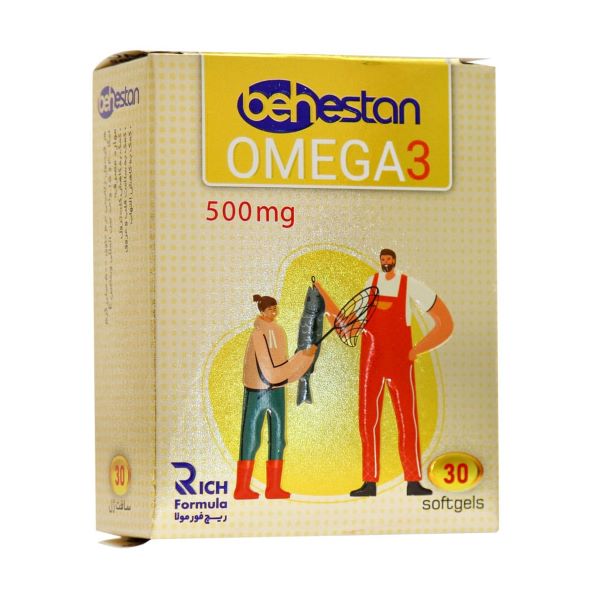 Behestan-Omega3-500-Mg-30-Softgels