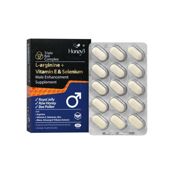 Honey3-L-Argenine-Plus-Folic-Acid-Men-Tablet