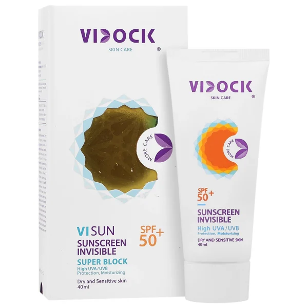 کرم ضد آفتاب پوست خشک و حساس SPF50 ویدک 40 میلی لیتر
