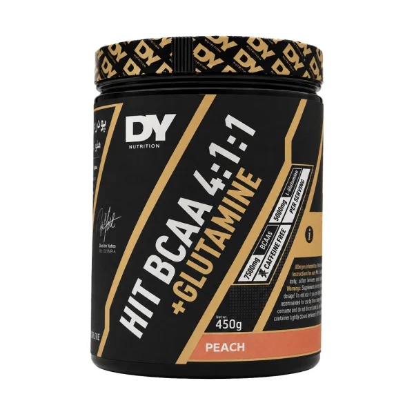 DY-Notrition-Hit-BCAA-411-Glutamine-450-g-peach